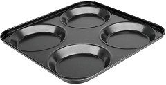  Vogue Carbon Steel Non-Stick Yorkshire Pudding Tray 4 Cup 