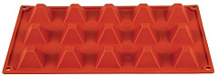  Pavoni Formaflex Silicone Pyramid Mould 15 Cup 