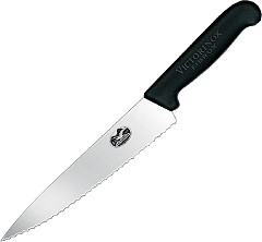  Victorinox Fibrox Serrated Carving Knife 22cm 