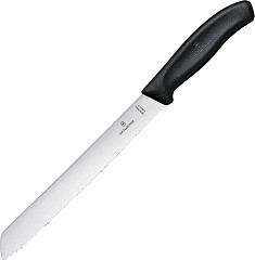  Victorinox Bread Knife, Serrated Edge (Blister Pack) 21cm Black 