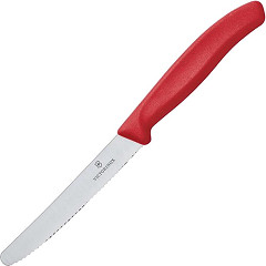  Victorinox Tomato/Utility Knife Serrated Edge 11cm Red 