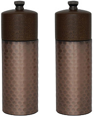  Olympia Copper Wood Salt and Pepper Mill Set (Pack of 2) 