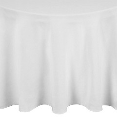  Mitre Essentials Occasions Round Tablecloth White 2300mm 