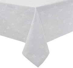  Mitre Luxury Luxor Tablecloth White 1350 x 1350mm 
