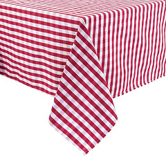  Mitre Comfort Gingham Tablecloth Red 890 x 890mm 