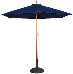  Bolero Round Parasol 3m Diameter Navy Blue 
