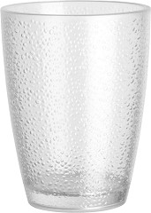  Olympia Kristallon Polycarbonate Tumbler Pebbled Clear 275ml (Pack of 6) 