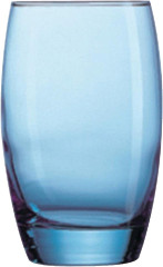 Arcoroc Salto Ice Blue Hi Balls Glasses 350ml (Pack of 24) 