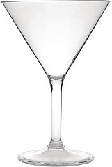  Kristallon Polycarbonate Martini Glasses 300ml 