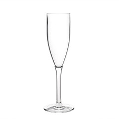  Kristallon Polycarbonate Champagne Flutes 210ml 