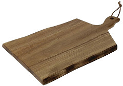  Olympia Acacia Wood Wavy Handled Wooden Board Small 305mm 