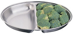  Olympia Oval Vegetable Dish Two Compartments 252mm 