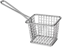  Olympia Chip basket Square with handle Small 
