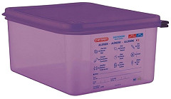  Araven Allergen Polypropylene 1/2 Gastronorm Food Container 10L 