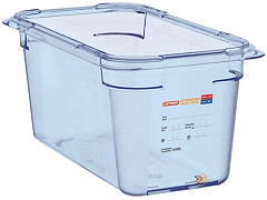  Araven Aravan ABS Food Storage Container Blue GN 1/3 150mm 