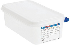  Araven Polypropylene 1/3 Gastronorm Food Container 4Ltr (Pack of 4) 