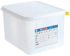  Araven Polypropylene 1/2 Gastronorm Food Container 12.5Ltr (Pack of 4) 