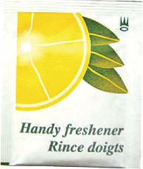  Gastronoble eGreen Small Freshening Hand Wipes (Pack of 1000) 