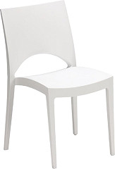  Gastronoble Sol outdoor/indoor stackable chair white 