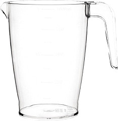  Olympia Kristallon Polycarbonate Stacking Jug 1ltr 