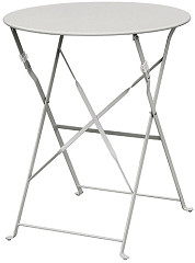  Bolero Grey Pavement Style Steel Table 595mm 