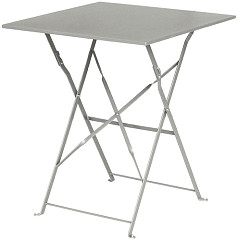 Bolero Grey Square Pavement Style Steel Table 