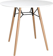  Bolero Arlo Table Round White 798mm 