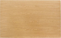  Bolero Pre-drilled Rectangular Table Top Natural Ash Veneer 1100 x 700mm 