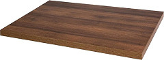  Bolero Pre-drilled Rectangular Table Top Rustic Oak 1100(W) x 700(D)mm 
