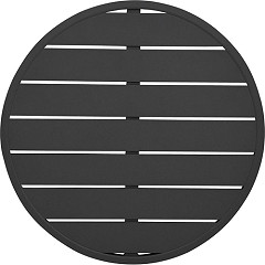  Bolero Aluminium Round Table Top Black 580mm 