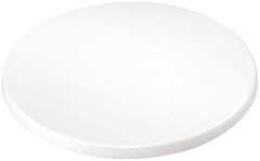  Bolero Pre-drilled Round Table Top White 600mm 