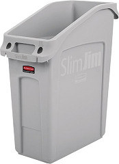  Rubbermaid Slim Jim Under-Counter Bin Grey 49Ltr 