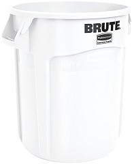  Rubbermaid Round Brute Container 75.7Ltr Container White 