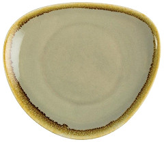  Olympia Kiln Triangular Side Plate Moss 165mm (Pack of 6) 