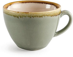  Olympia Kiln Cappuccino Cup Moss 230ml (Pack of 6) 