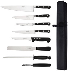  Deglon Sabatier 8 Piece Chef Knife Set 
