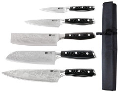  Tsuki 5 Piece Series 7 Knife Set and Wallet 