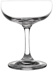  Olympia Bar Collection Crystal Champagne Saucers 200ml (Pack of 6) 