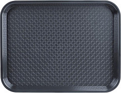  Olympia Kristallon Foodservice Tray Charcoal 350 x 450mm 