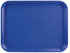  Kristallon Large Polypropylene Fast Food Tray Blue 450mm 