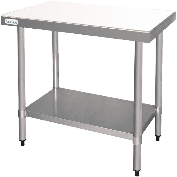  Vogue Stainless Steel Chopping Board Table 900mm 