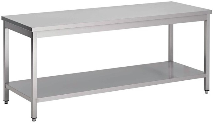 Gastro M Gastro-M S/S preparation table with undershelf 180x60x85cm 