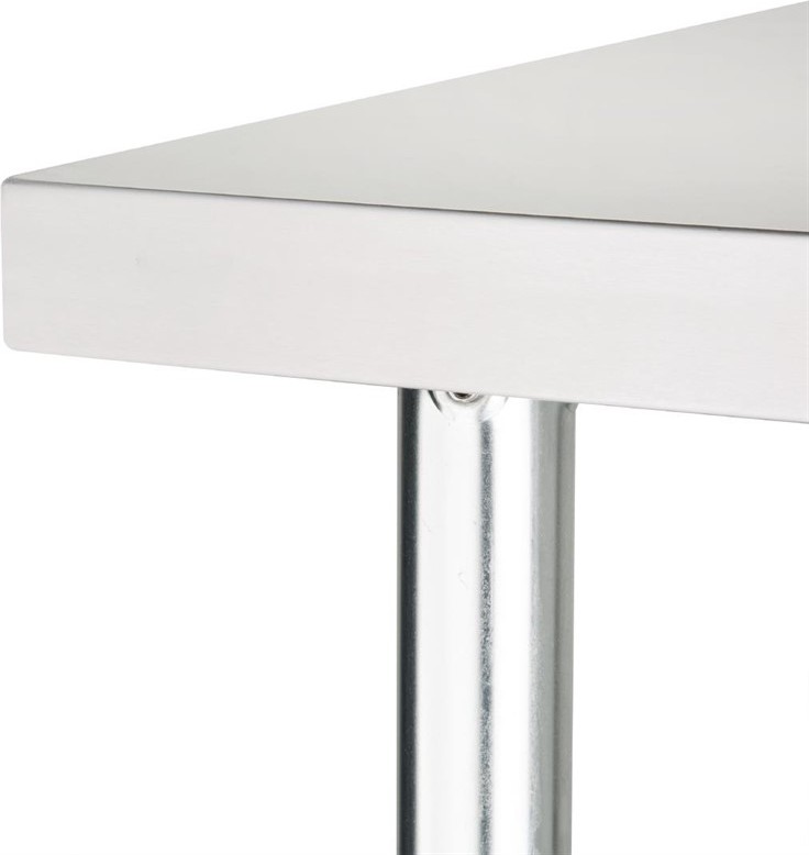  Vogue Stainless Steel Prep Table 1200mm 
