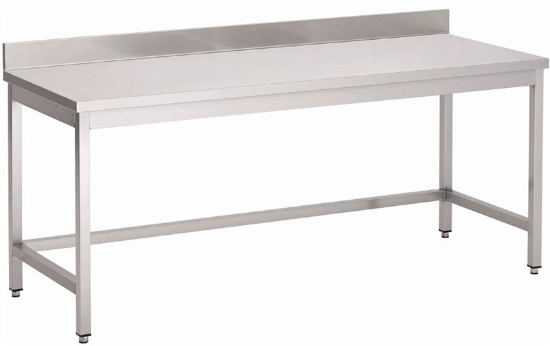  Gastro M Gastro-M S/S table without undershelf with upstand 1200x700x850mm 