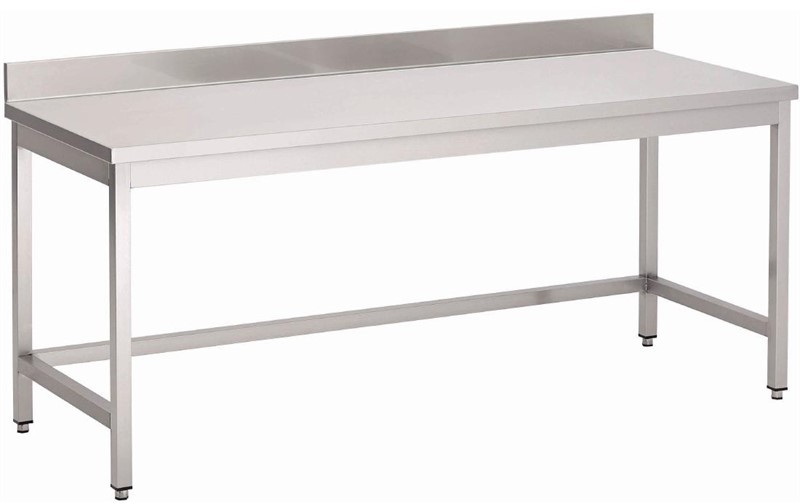  Gastro M Gastro-M S/S table without undershelf with upstand 1500x700x850mm 