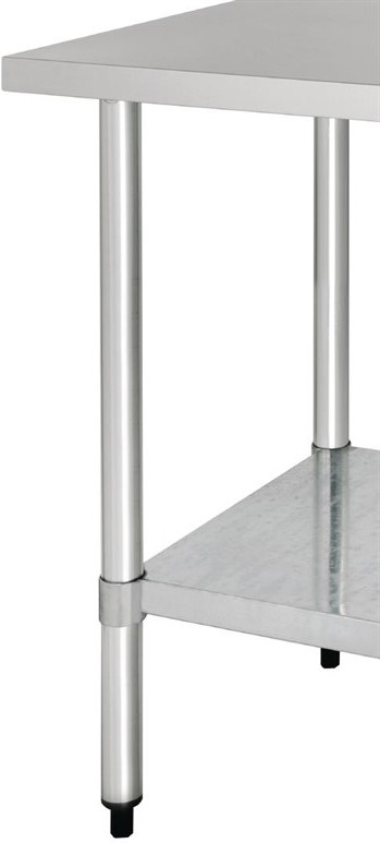 Vogue Stainless Steel Prep Table 600mm 