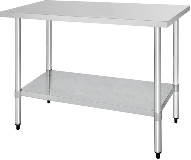  Vogue Stainless Steel Prep Table 1500mm 