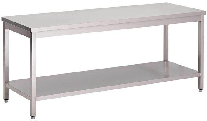  Gastro M Gastro-M Stainless Steel Preparation Table with Undershelf 1200mm 