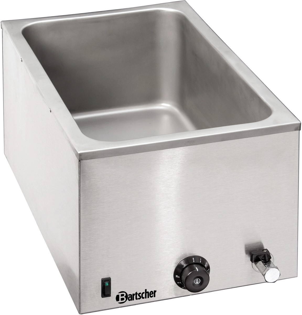  Bartscher Bain Marie, 1/1GN, 200mm, w. faucet 
