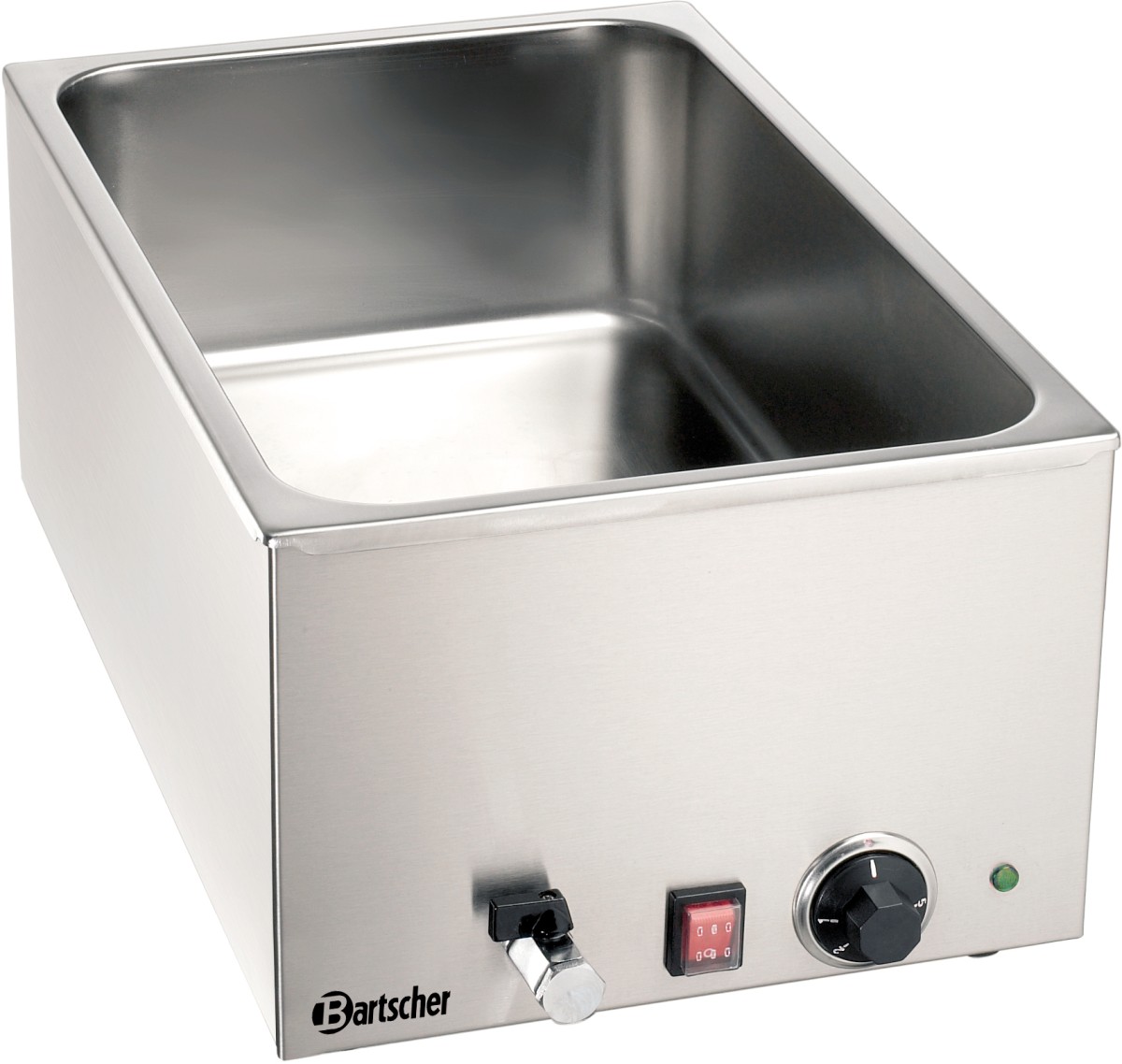  Bartscher Bain Marie, 1/1GN, 150mm, w. faucet 